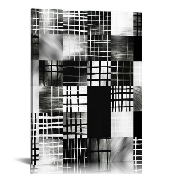 EastSmooth  Black Abstract Metal Wall Art, Minimalist Décor Single Line Art Décor, Textured Sculptures, for Living Room Bedroom Bathroom Study