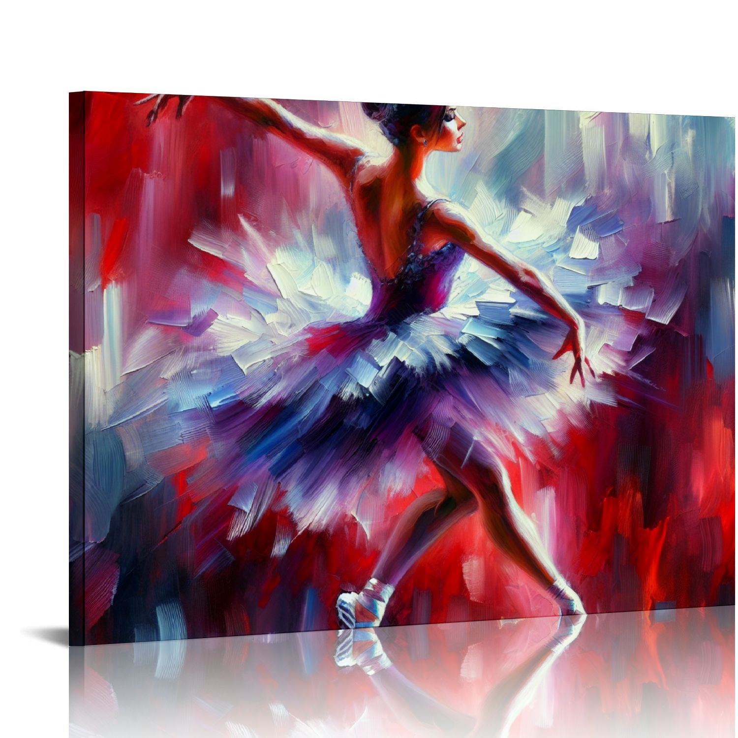 EastSmooth Canvas Art Beauty Wall Art Dancing Flamenco Dancer Canvas