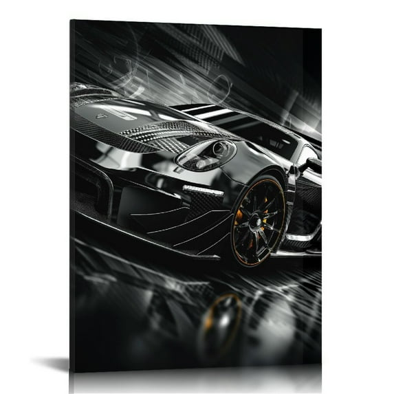 EastSmooth Car Poster Supercar Posters Car Wall Art Muscle Car Posters Car Canvas Wall Art Car Pictures Car Wall Decor Car Room Decor