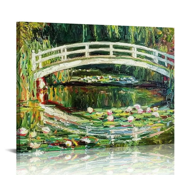 Monet Water Lilies Bridge