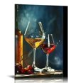 thumbnail image 1 of EastSmooth  Cocktail Canvas Wall Art Colorful Cocktails Pictures for Kitchen Dining Room Decor Artwork for Home Walls Home Wall Decor Large Wall Art Restaurant Bar Decoration, 1 of 4