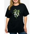 EastSmooth Flowers Bouquet Symbolism Classic Crew Neck TShirt Women's