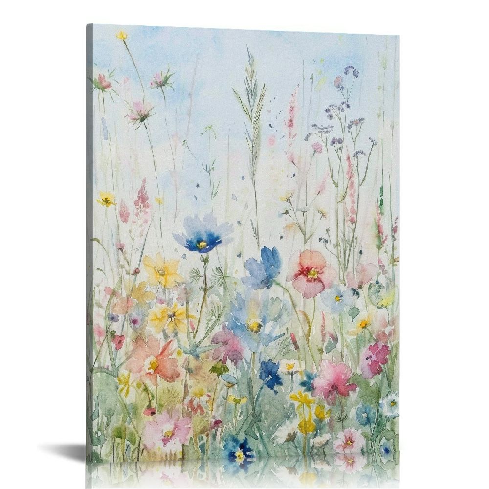 EastSmooth HPINUB Colorful Flower Framed Canvas Wall Art Set ...