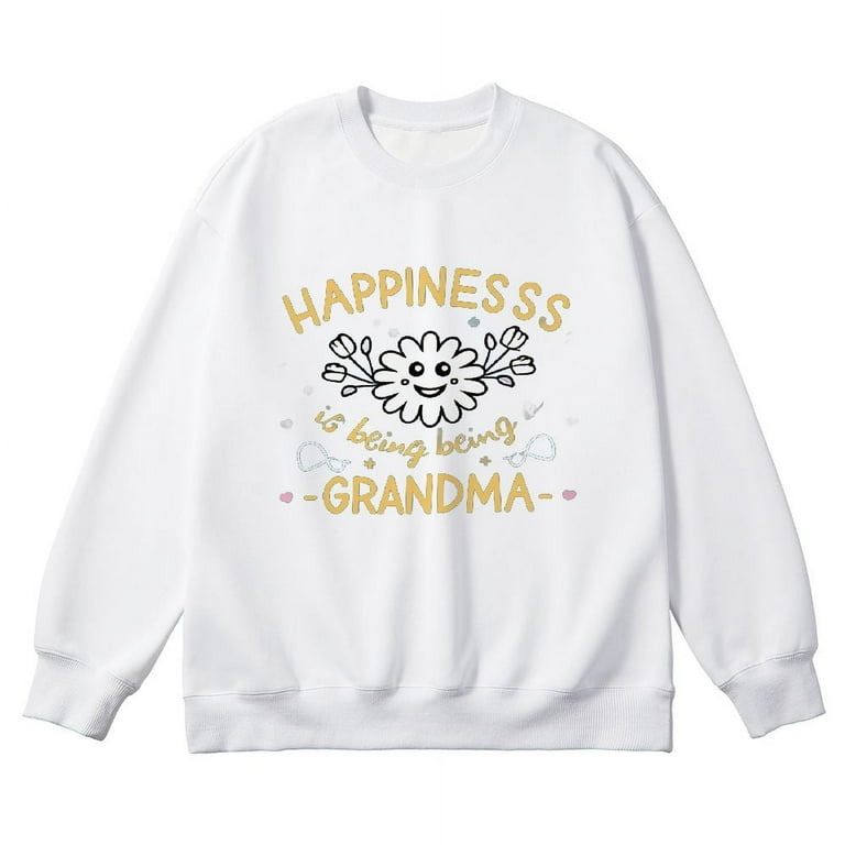 Womens Grandma T Shirt Gift: Happiness Is Being A Grandma Womens Grandma T Shirt Gift: Happiness Is Being A Grandma