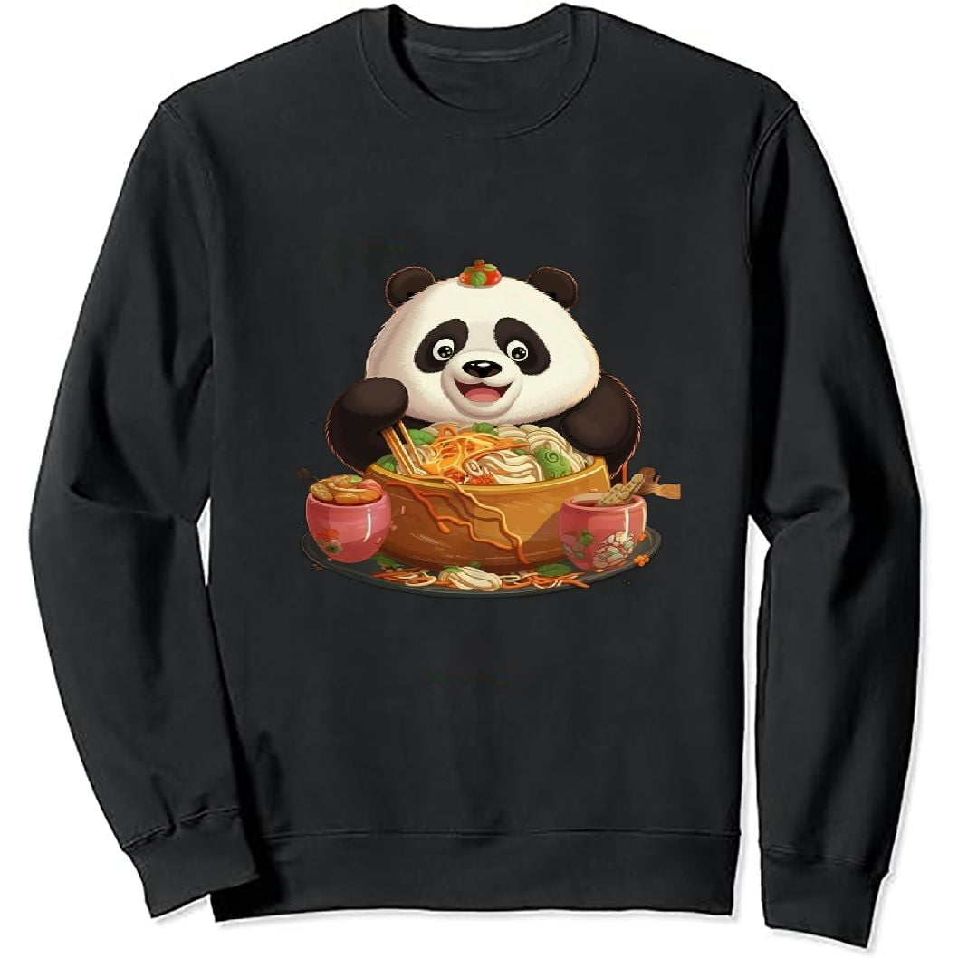 Kawaii Cute Anime Panda Otaku Japanese Ramen Noodles Gift T-Shirt