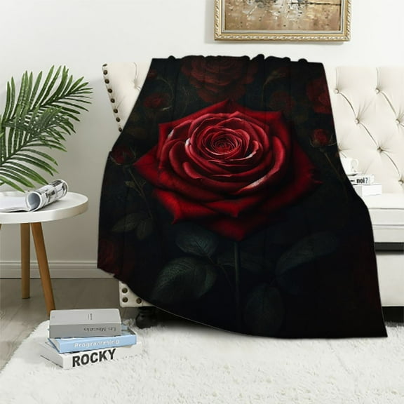 EastSmooth  Korean Mink Blanket Queen, 5 LB - 2 Ply Reversible 520GSM Silky Soft Plush Warm Blanket for Autumn Winter, Rose/Brown