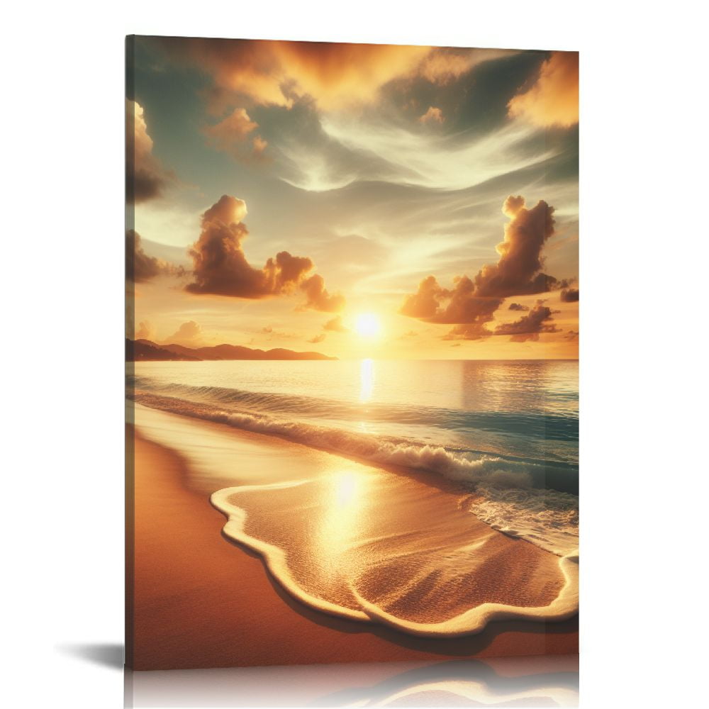 EastSmooth Ocean Wall Art Pictures for Living Room Beach Canvas Wall ...