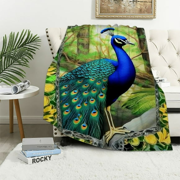 Peacock Blanket