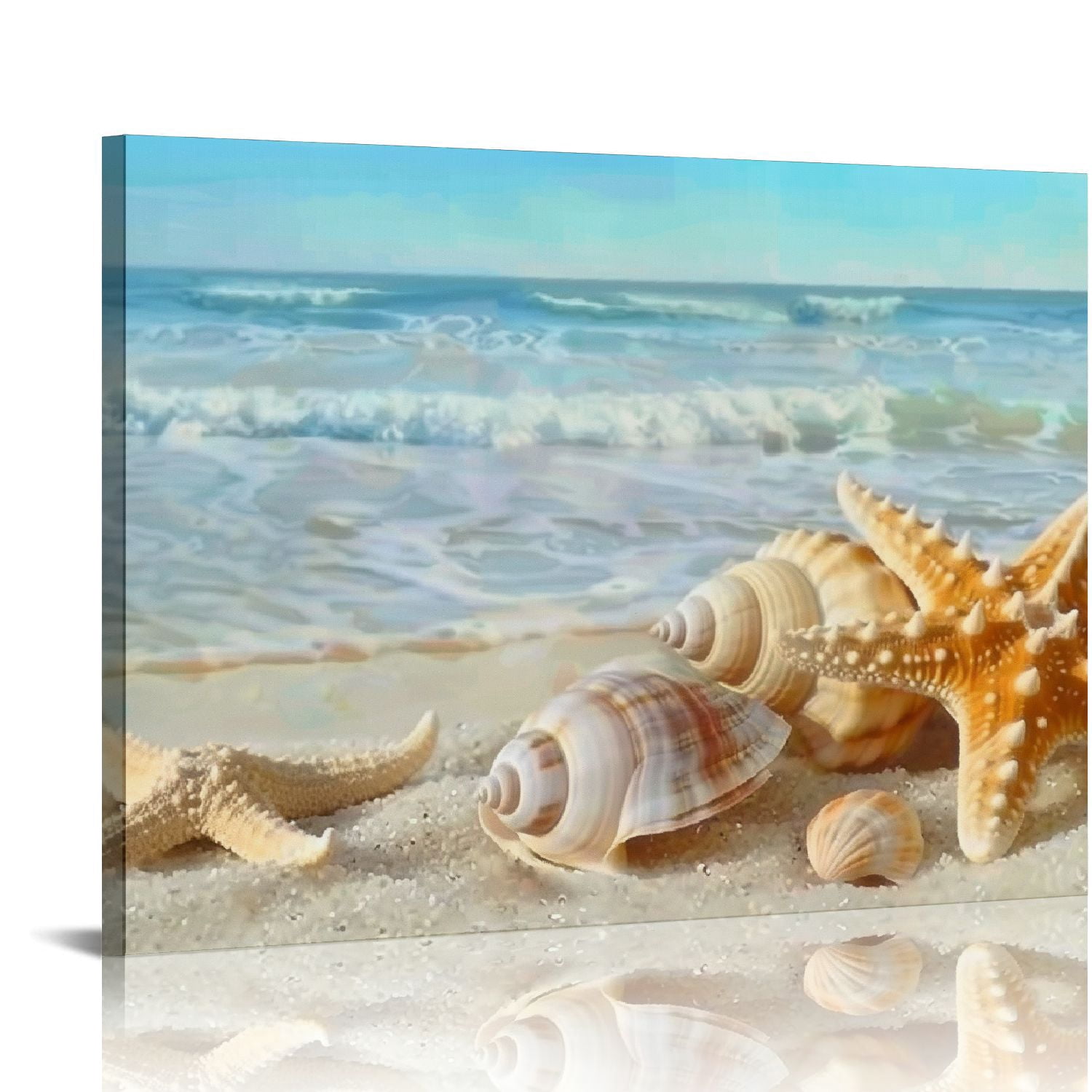 EastSmooth S73975 Beach Picture Decor Ocean Canvas Wall Art Prints of ...