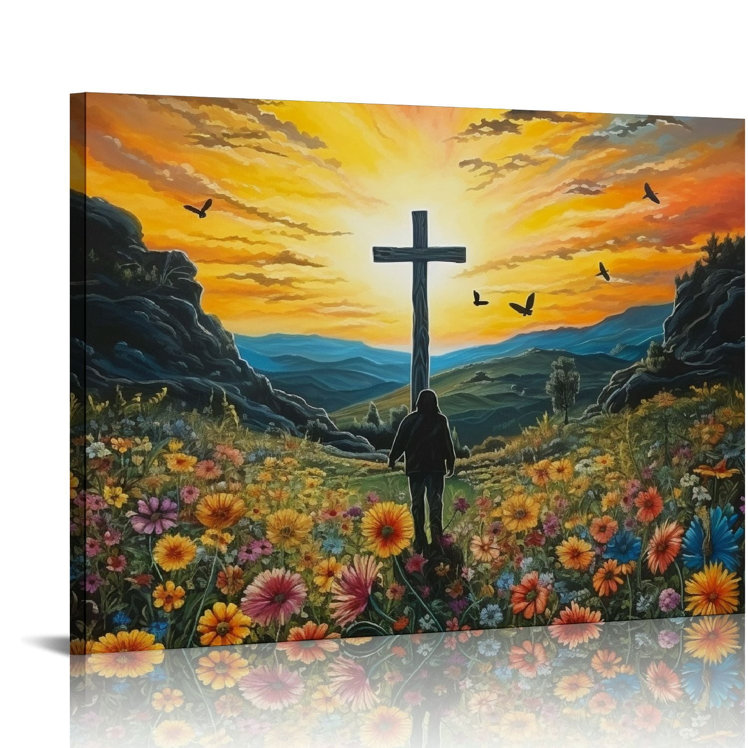 EastSmooth The Good Shepherd Jesus Christ Poster Picture Canvas Wall ...