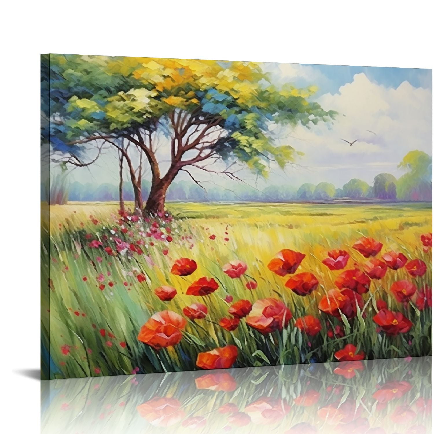 EastSmooth Wall Art for Living room wall decor large wall art green