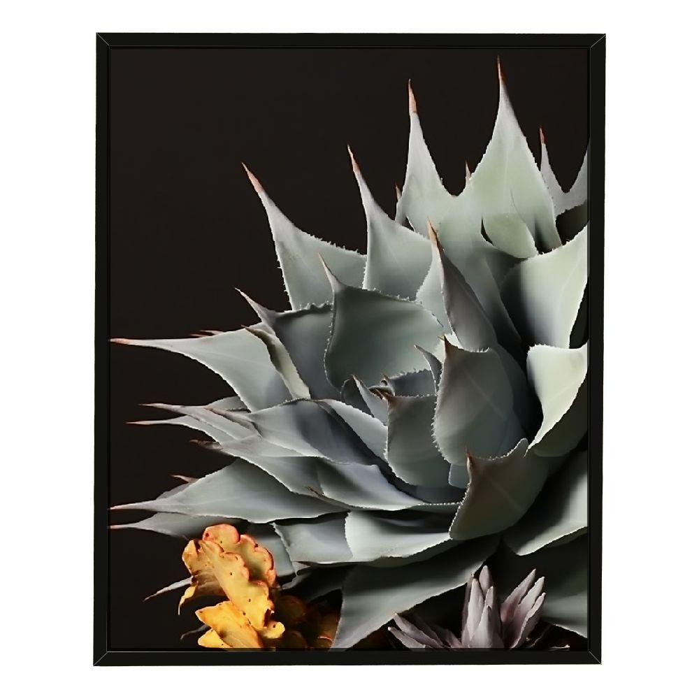 EastSmooth Wall Decor Mint Green Cactus Framed Wall Art for Bathroom ...