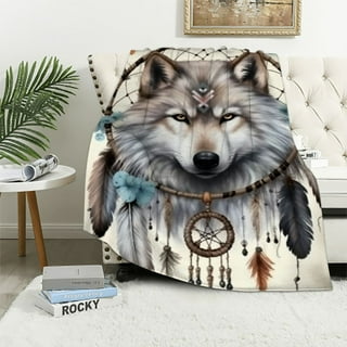 GC GAVENO CAVAILIA 3D Animal Wolf Blanket, Warm & Cosy Bed Throw, Super  Soft Thow Blanket, Multi, 150X200 Cm : : Home & Kitchen