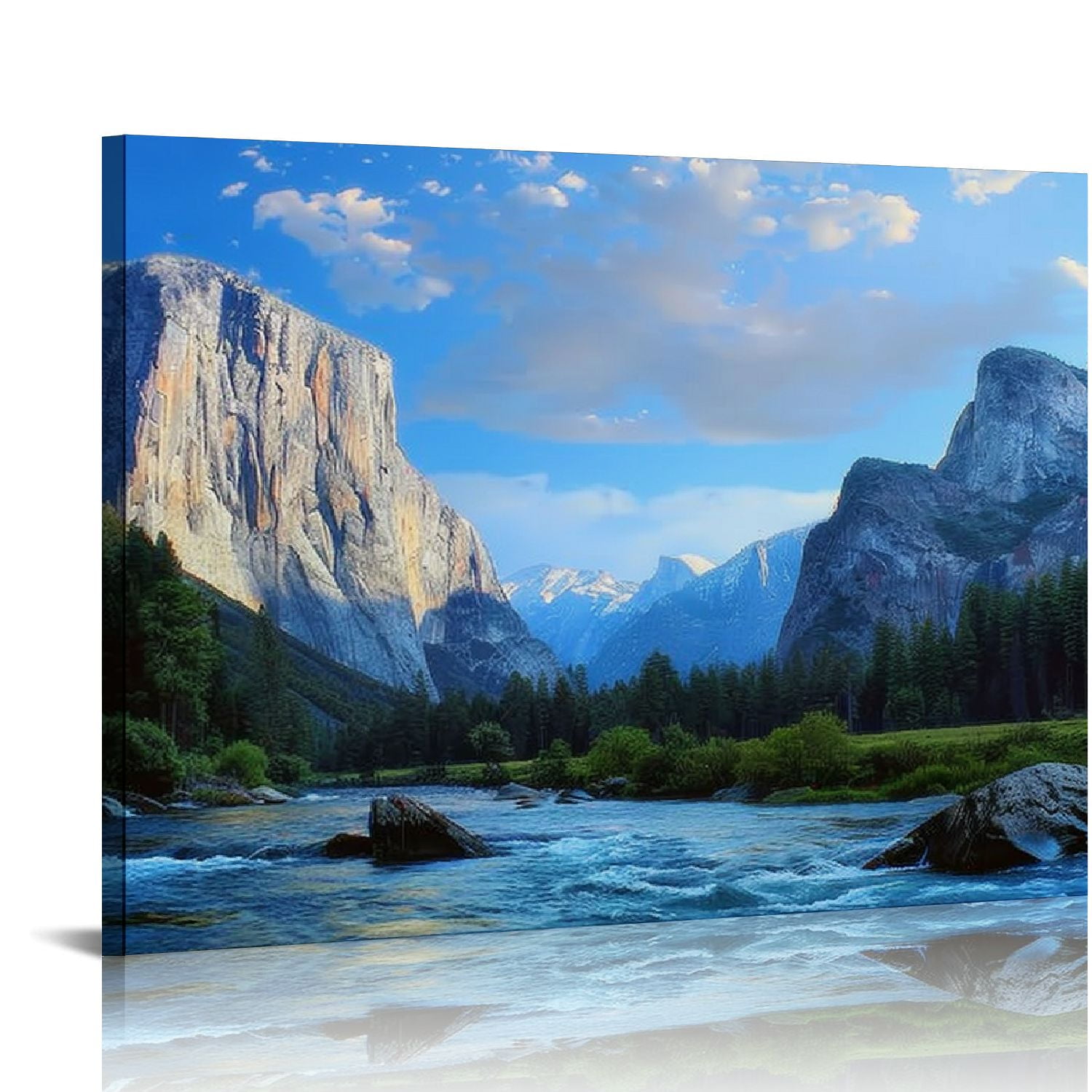 EastSmooth Yosemite Canvas Wall Art American National Park Landscape Framed Print Artwork Nature