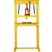 EastVita 12 Ton Hydraulic Shop Press with Movable Plates, h-Frame Garage Floor Press with Adjustable Height for Bending, Straightening, Bearing Removal & Automotive Repair