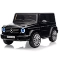 thumbnail image 1 of EastVita 12V Electric Stroller Ride on Car (Benz License) 25W*2 Motor Rocking Mode LED Light MP3 Bluetooth USB for Kids 3 Age +, 1 of 6