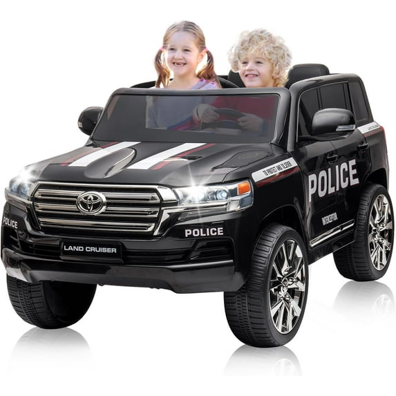 EastVita 12V Four-Wheel Drive Children's Electric Ride on Car, 4x4 Off-Road Four-Wheel Vehicle, with Parental Remote Control, Spring Suspension, LED Lights, AUX Port AB