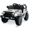 thumbnail image 1 of EastVita 12V Kids Ride on Truck Car, 4 Wheeler Electric Vehicles with Remote Control, Spring Suspension, 3 Speeds, LED Lights, Music, MP3, Battery Powered Ride on Toy Gift for Boys Girls, 1 of 6