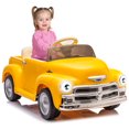 thumbnail image 1 of EastVita 12V Ride on Car for Kids Ages 3-5, Battery Powered Ride-on Toys W/Parent Remote, Music Player, 4 Wheel Cushion, Kids Electric Cars with 2 Speed, Dual Doors, Front & Rear Headlights yellow, 1 of 8