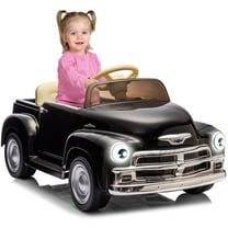 EastVita 12V Ride on Car for Kids Ages 3-5, Battery Powered Ride-on Toys W/Parent Remote, Music Player, 4 Wheel Cushion, Kids Electric Cars with 2 Speed, Dual Doors, Front & Rear Headlights black