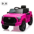 thumbnail image 1 of EastVita 12V Ride on Car [Toyota Licensed] Ride on Toys, Battery Powered Electric Car with Remote Control, MP3, LED Lights, Safety Belt etc. for Age 3+Boys Girls, 1 of 8