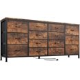 thumbnail image 1 of EastVita 14 Drawer Dresser,63 Inch Dresser TV Stand with Power Outlet for 65 70 75 Inch TV,Long Fabric Dresser Entertainment Center for Bedroom,Living Room,Entryway, 1 of 7