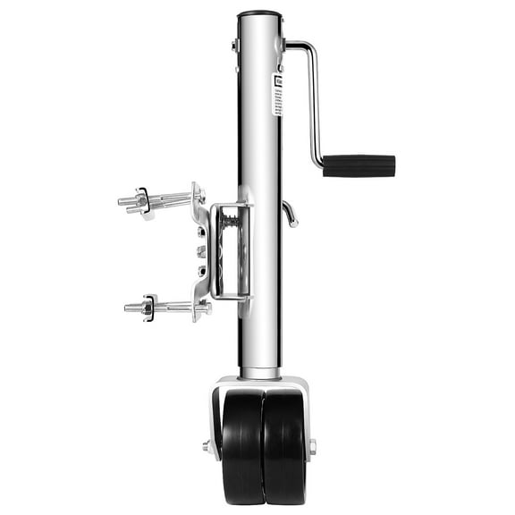 EastVita 1500 lbs Trailer Jack with Dual Wheel, Heavy Duty Swivel Boat Trailer Jack, 13" Lift, Bolt-on Trailer Tongue Jack for RV Boat