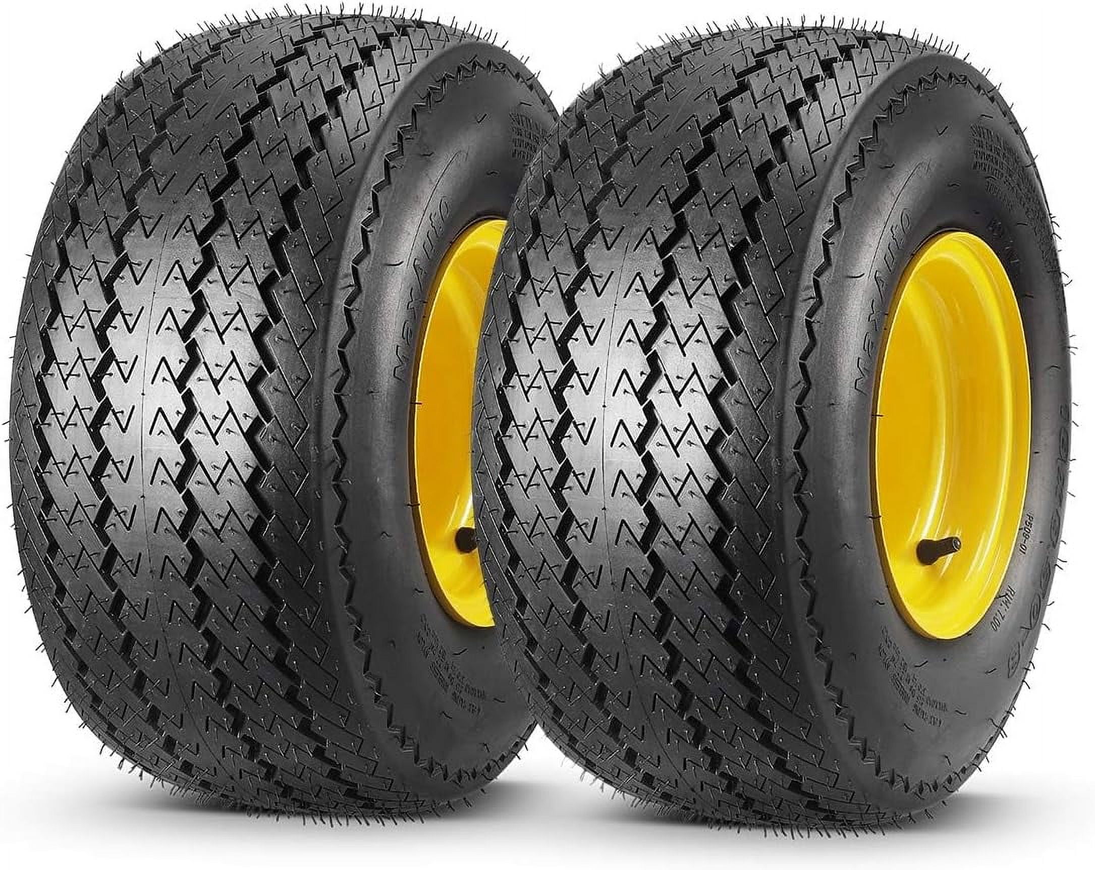 Eastvita 16x6 50 8 lawn mower tires with rim 3 offset hub 3 4