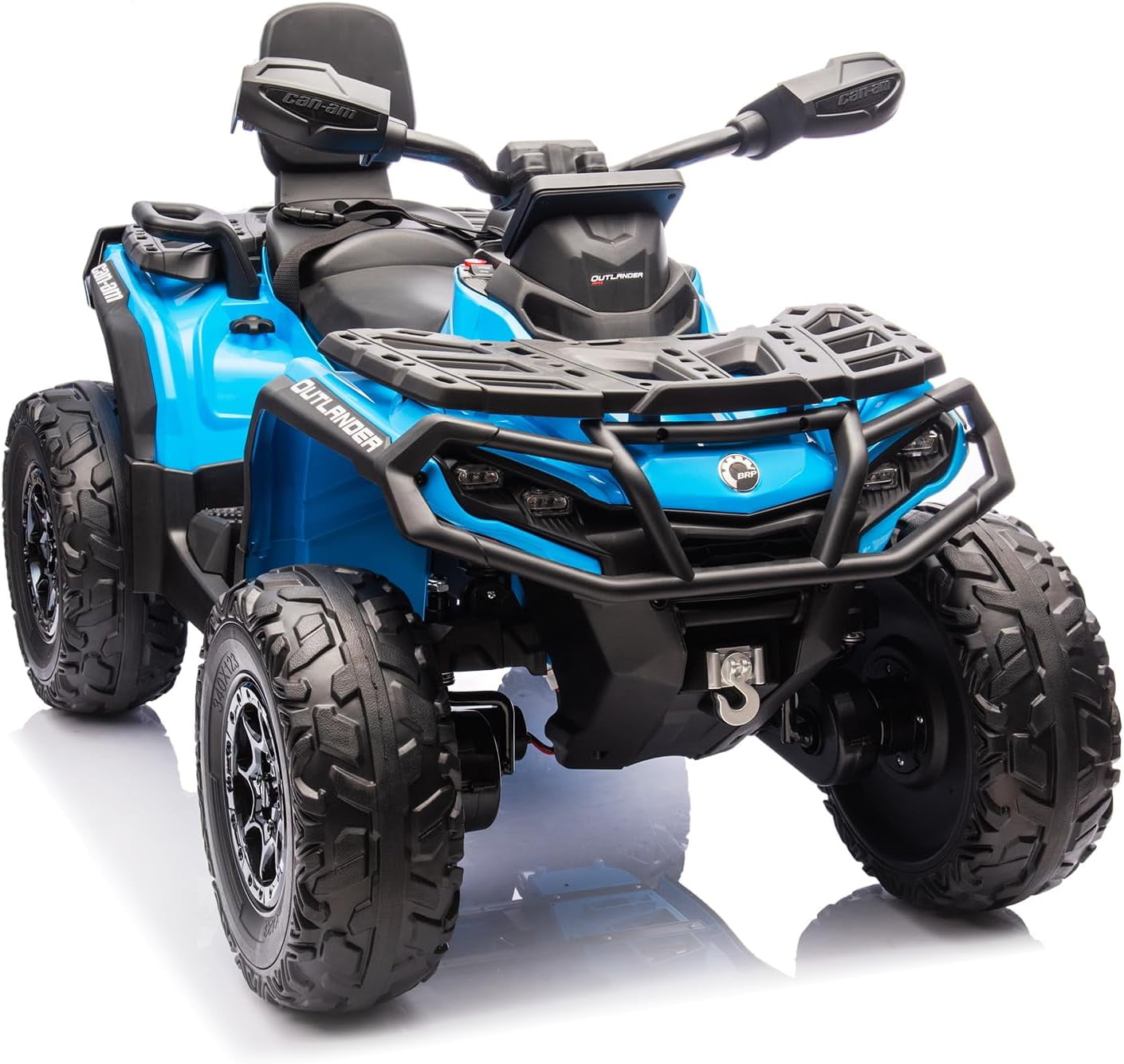EastVita 2 Seater Ride on ATV for Kids, 12V Ride on Toy Car with Remote Control, 2WD Power, Music, 4 Wheeler Electric Car Battery Powered