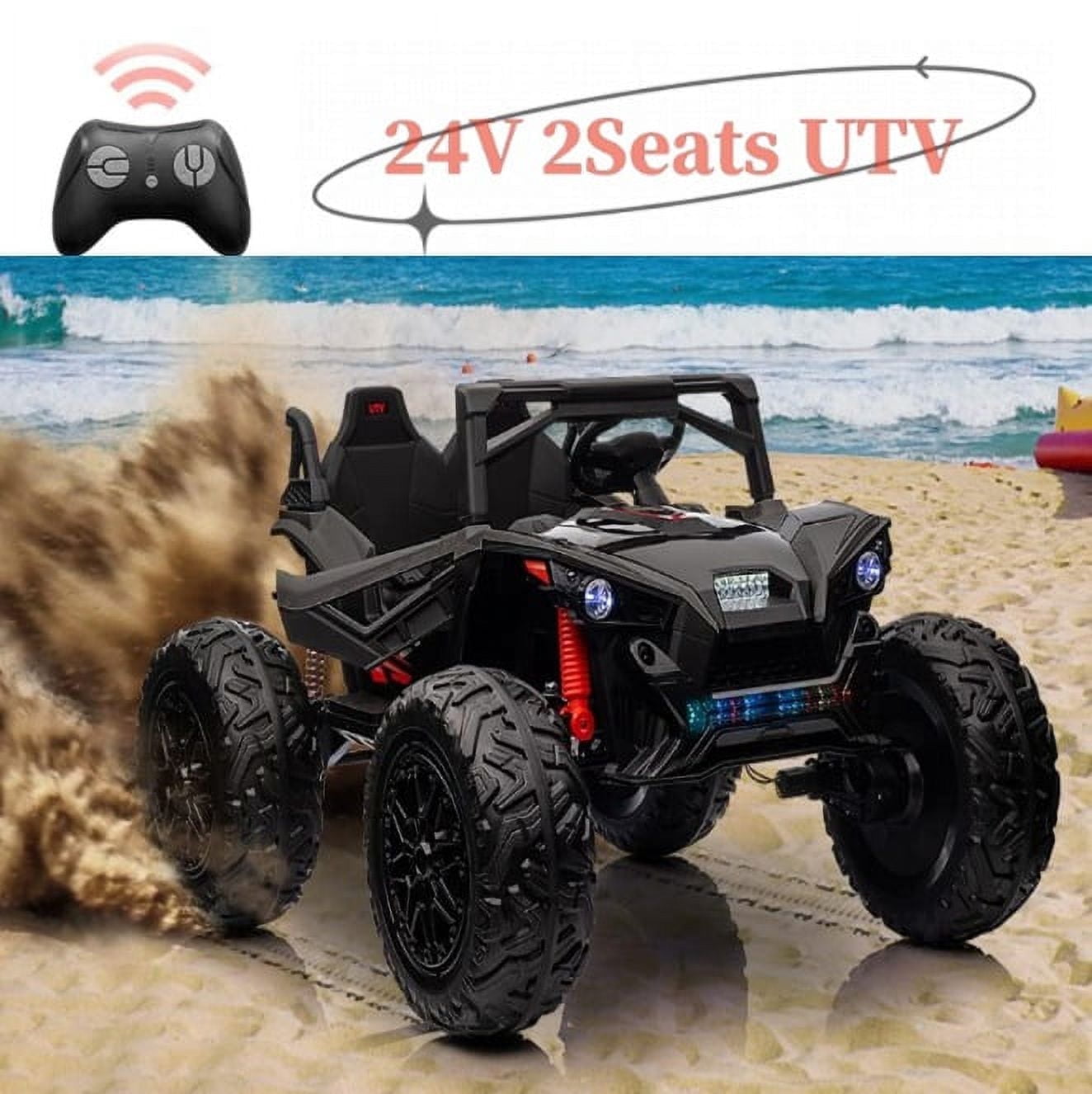 Ridable Vehicle EastVita Kids Rideable 24V 2-Seater UTV with Remote Control, EVA Wheels ...
