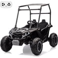 thumbnail image 1 of EastVita 24V Ride on Utv for Kids, 2 Seater Electric Truck with Sun Shade,4WD Electric Car Toy with Remote Control, Led Lights, 4 Shock Absorbersm,One Click Start, Music Player, 1 of 4