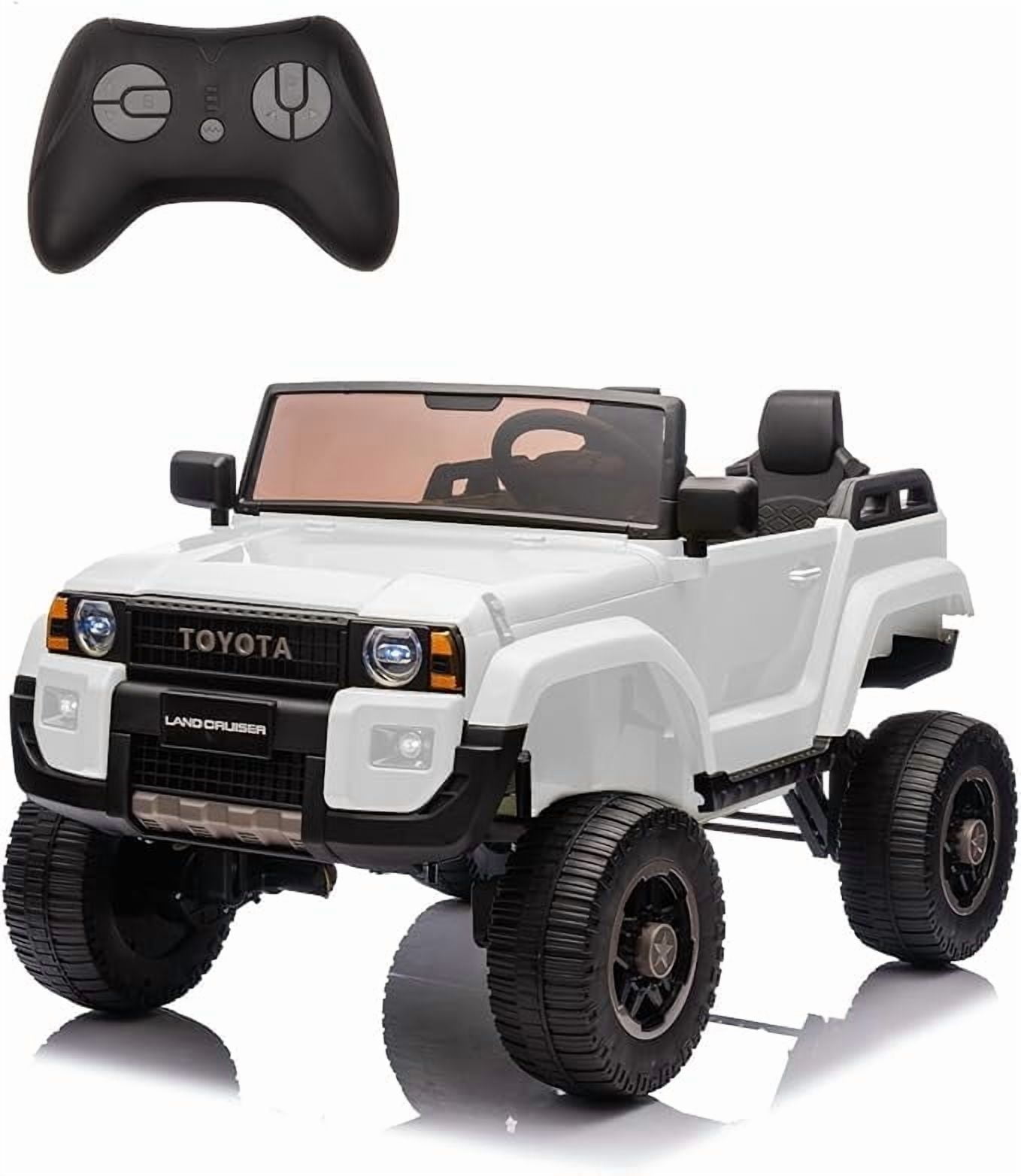 EastVita 24V Ride on Car for Kids, 2 Seater Ride on Car Truck, Licensed Toyota Electric Car with Parent Remote Control, 4.4MPH, 4x550W Motors