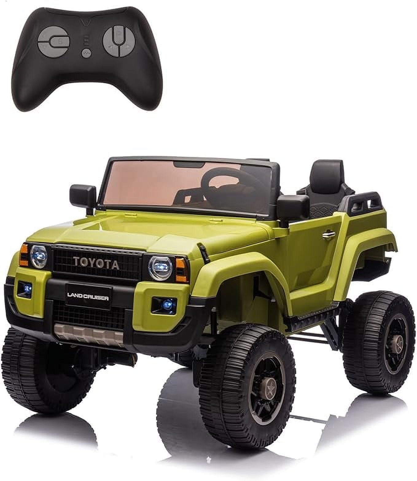 EastVita 24V Ride on Car for Kids, 2 Seater Ride on Car Truck, Licensed Toyota Electric Car with Parent Remote Control, 4.4MPH, 4x550W Motors