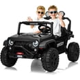 thumbnail image 1 of EastVita 24V Ride on Toys for Big Kids with Remote Control - 4WD Electric Car, 2 Seater UTV, Spring Suspension, Front & Behind LED Lights Black, 1 of 6