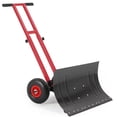 thumbnail image 1 of EastVita 29x16.53 In Heavy Duty Rolling Snow Shovel With Wheels 5-Position Angle and Height Double Armrests Black+Red, 1 of 7