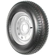 EastVita 2PCs D15 D14 Trailer Tires,6PR Load Range C,15in Fuel-saving Designed Trailer Tires ST205/75 Slug for Travel/Camper/Landscape/Cargo/Utility/Boat/Horse/Farm/Hauler Trailer
