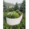 thumbnail image 1 of EastVita 2Pcs 8x4x2FT Galvanized Steel Raised Garden Bed , Outdoor Large Planter Boxes with Easy Assembly for Vegetables，Fruits，Flowers，Durable Green Raised Garden Bed，Beige, 1 of 6