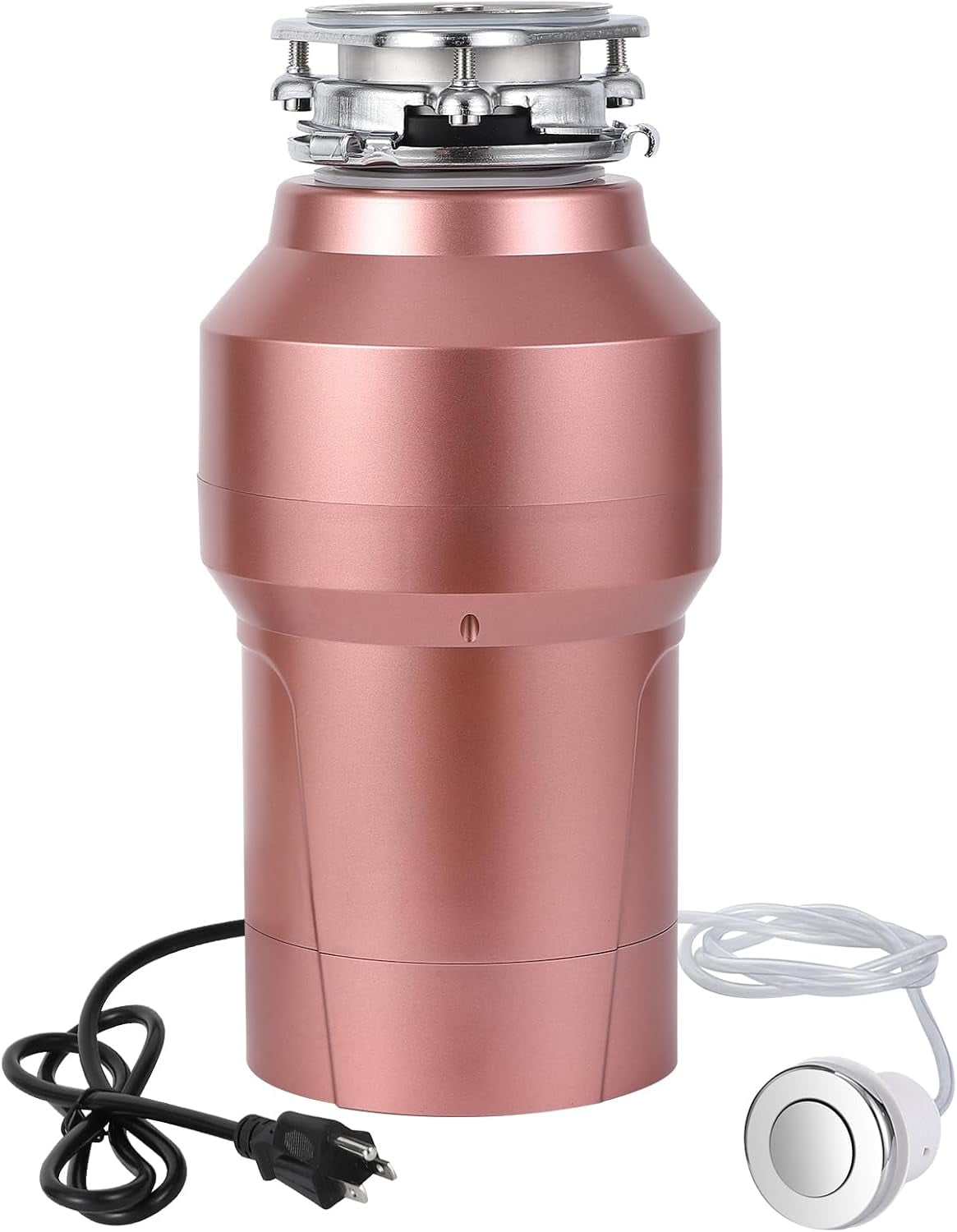 EastVita 3/4HP Garbage Disposal, 560W 110V Food Waste Grinding System for Kitchen Sinks, Continuous Feed Food Waste Disposer With 14 Inch Power Cord, 4200r/Min, Air Switches