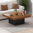 thumbnail image 1 of EastVita 35 Inch Square Coffee Table with 16 Color Plug In LED Lights Modern Living Room Cocktail Table, 1 of 7