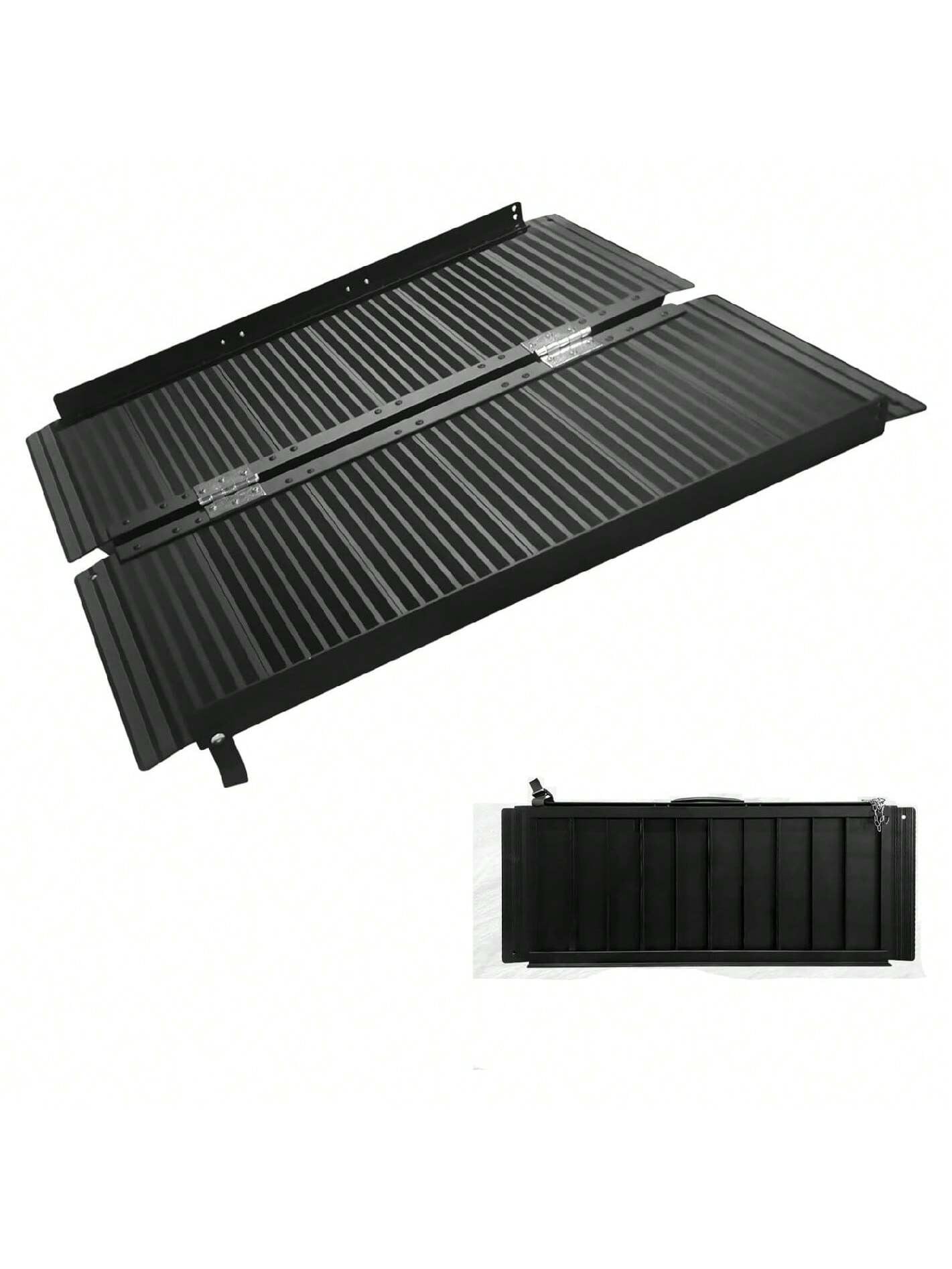 EastVita 3FT Portable Wheelchair Ramp With Handle Non-Slip Aluminum ...