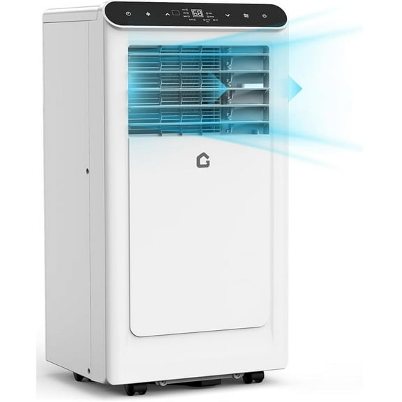 EastVita 8,000 BTU Portable Air Conditioner -3 in 1 AC for 350 Sq.Ft, Quiet Operation, Remote Control, 24H Timer