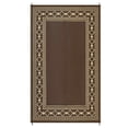 thumbnail image 1 of EastVita 9 x 12 ft Plastic Brown Rectangular Beach Front Porches Patio Picnic RV Camping Garage Rhombus Geometric Area Rug, 1 of 10