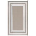 thumbnail image 1 of EastVita 9 x 12 ft Plastic Gray Dark Brown Rectangular Beach Front Porches Patio Picnic RV Camping Garage Geometry Modern Area Rug, 1 of 8