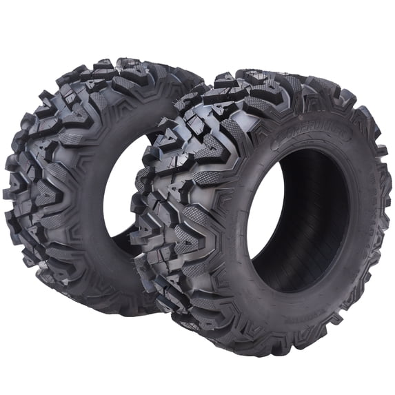 EastVita AT24x8-12-6PR TL MARS TL KNIGHT ATV Tires,All Terrain ATV UTV Off-Road Tires(Set of 2, Tubeless)