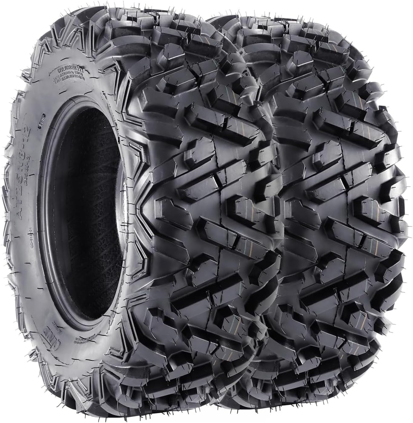 EastVita ATV Tires, All Terrain ATV UTV Mud Trail Tires(Set of 2