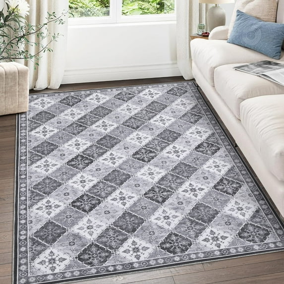 EastVita Area Rugs Carpets 6x9 Area Rugs for Living Room Washable Rug