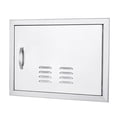 thumbnail image 1 of EastVita BBQ Access Door 24"Wx17"H,Outdoor Kitchen Single Door,304 Stainless Steel,Weatherproof,Metal Handle,Vent Plate,Kraft Cardboard, 1 of 8