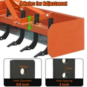 EastVita Box Blade for Tractor, 18 Inch Ripper Shanks for Box Blade, Box Blade Shank with 4 Holes, Ripper Point/Scarifier Tooth for Box Blade Shank 1Pc