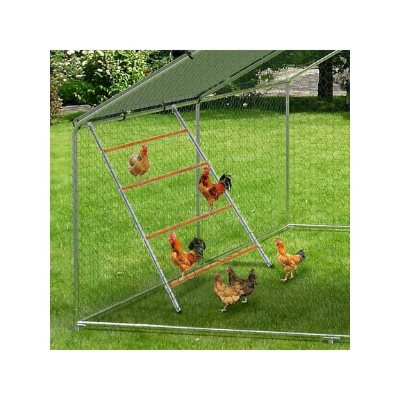EastVita Chicken Roosting Perch Chickens Roosting Bars For Coop Easy To Assemble and Clean Chicken Ladder For Backyard Farm Poultry 55 X 40 inch