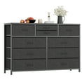 thumbnail image 1 of EastVita Dresser for Bedroom TV Stand for 55” TV,Entertainment Center Storage Organizer with 10 Drawers,Living Room,Black, 1 of 7